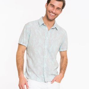 Marine Layer The Pohaku Hawaiian Light Blue Grey size M